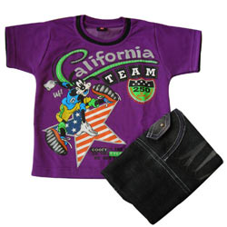 Purple Kidswear for Boy.(4 year   6 year)