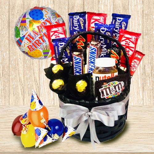 Marvellous Chocolate Gift Basket for Boys and Girls