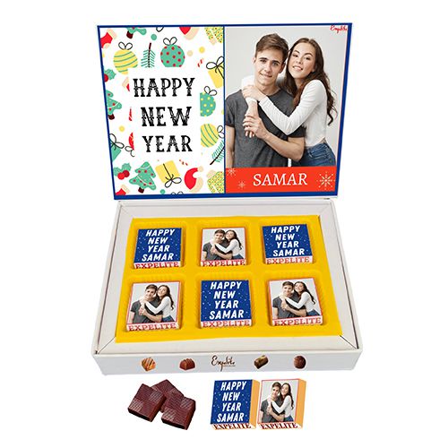 Luscious X Mas Personalize Chocolates Box