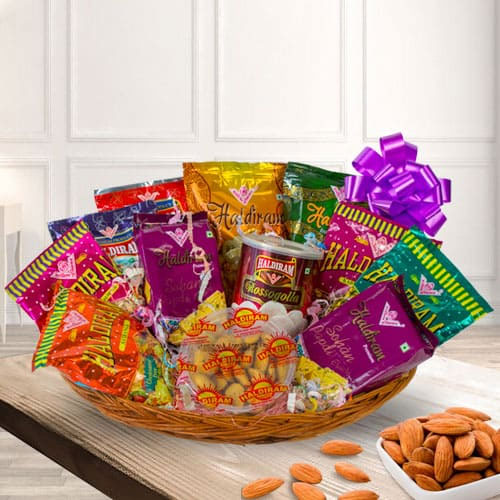 Haldirams Sweet n Snack Gift Basket for Mom