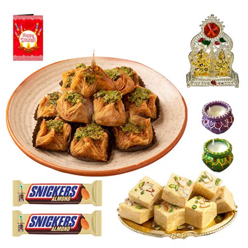 Sumptuous Pyramid Baklava with Choco N Sweets