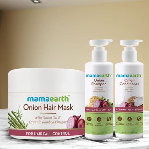 Exclusive Mamaearth Onion Anti Hairfall Spa Kit