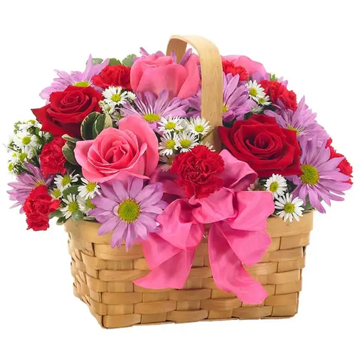 Mesmerizing Mixed Floral Basket