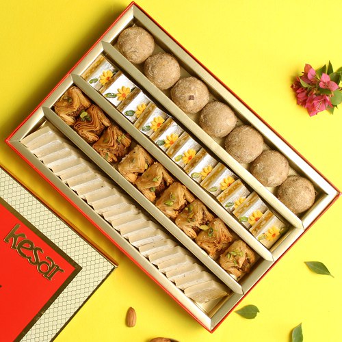 The Indian Celebration Sweets Box by Kesar
